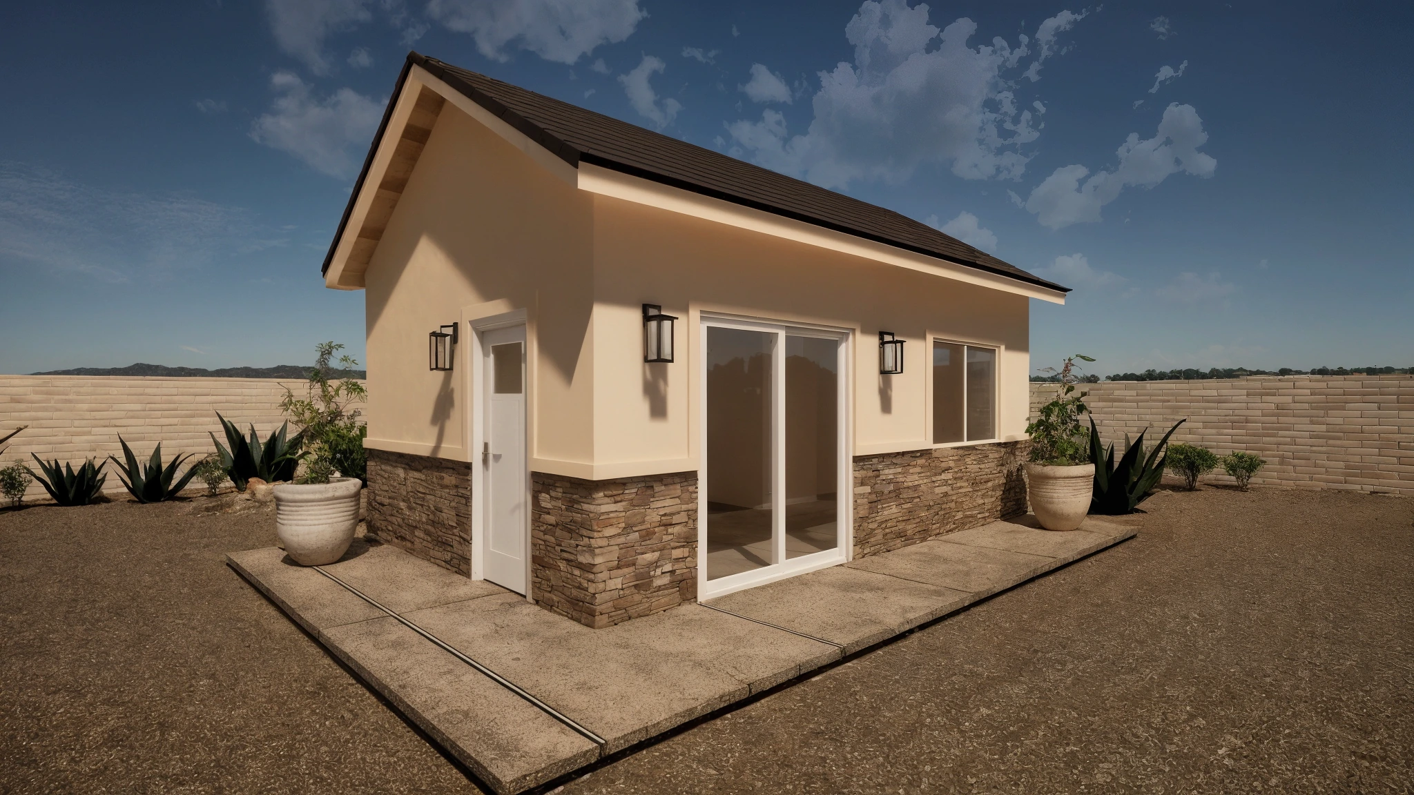 The Mojave casita — a 250 square foot studio in a Phoenix backyard